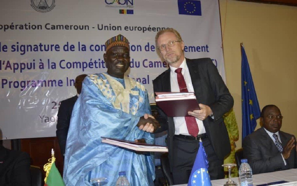 Coopération Cameroun - Union Européenne : signature de la convention de mise en oeuvre du Dispositif d'Appui à  la Compétitivité du Cameroun (DACC)